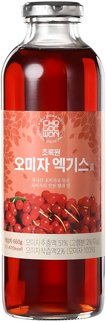 초록원 오미자 엑기스, 660g, 1개입, 1개