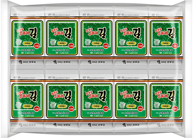소문난오부자 파래 도시락김 20p, 5g, 20개
