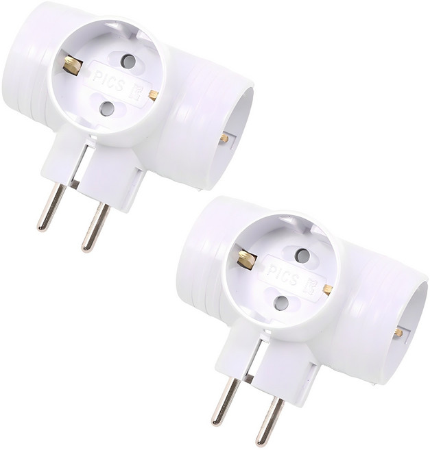 에코파워탭 T자 멀티탭 3구 EPM-403T, 8.5cm, 2개