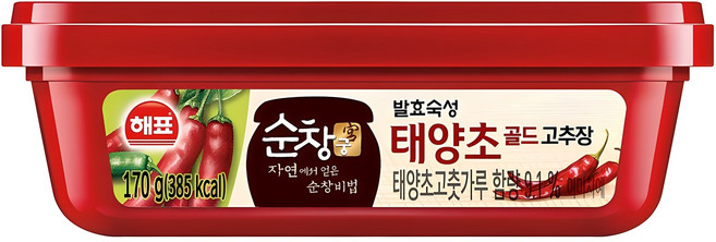 순창궁 태양초 골드 고추장, 170g, 1개