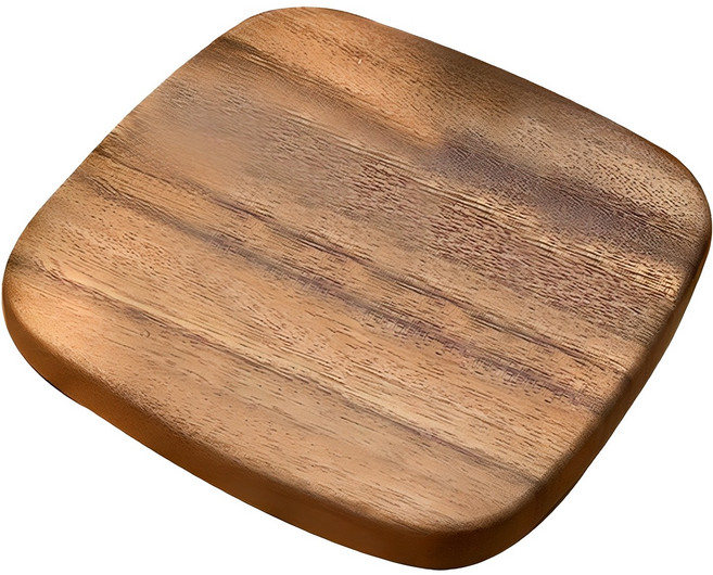 아카시아 미니 정사각 도마, 내추럴, 1개