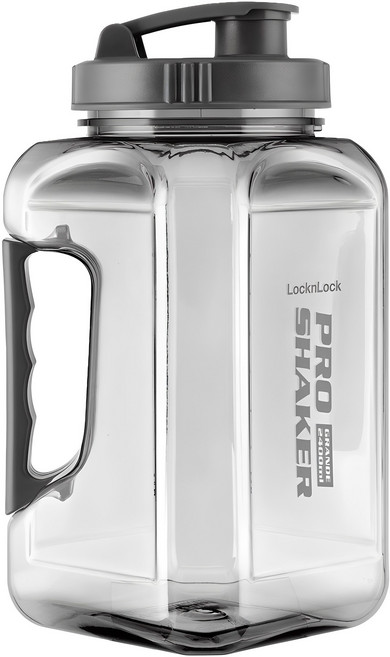 프로쉐이커 락앤락 그랑데 쉐이크 보틀, 클리어 그레이, 2.4L, 1개