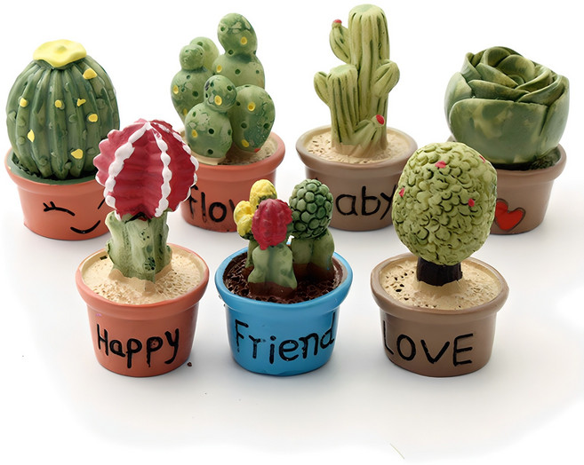 포레스 다육이 미니어처 7종 세트, 혼합색상