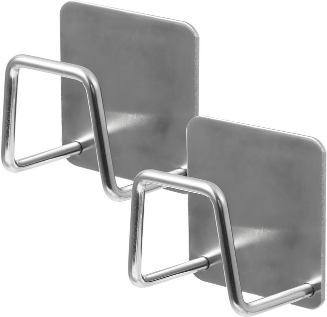 코멧 스테인리스 부착식 수세미 거치대, 혼합색상, 2개