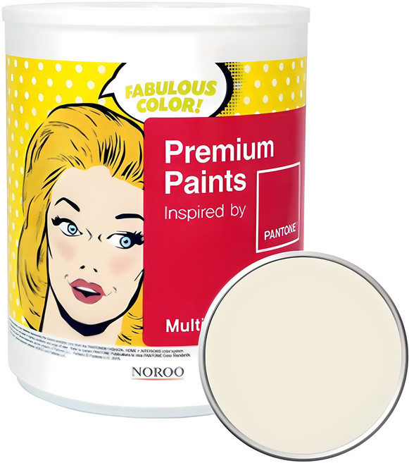 노루페인트 팬톤페인트 멀티, 크림화이트110103, 1L, 1개
