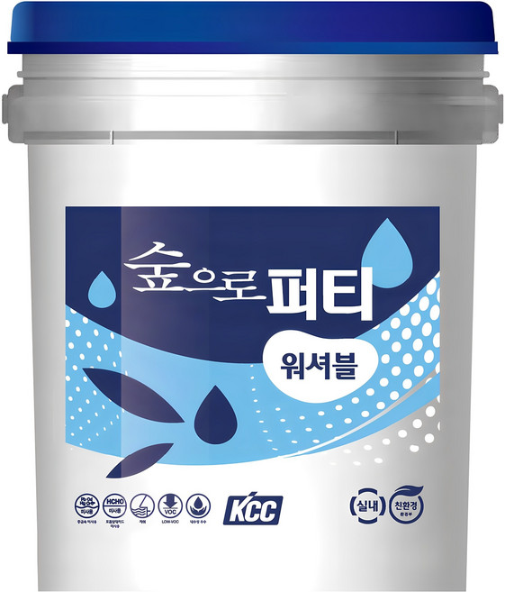 KCC숲으로 퍼티워셔블, 화이트, 5kg, 1개