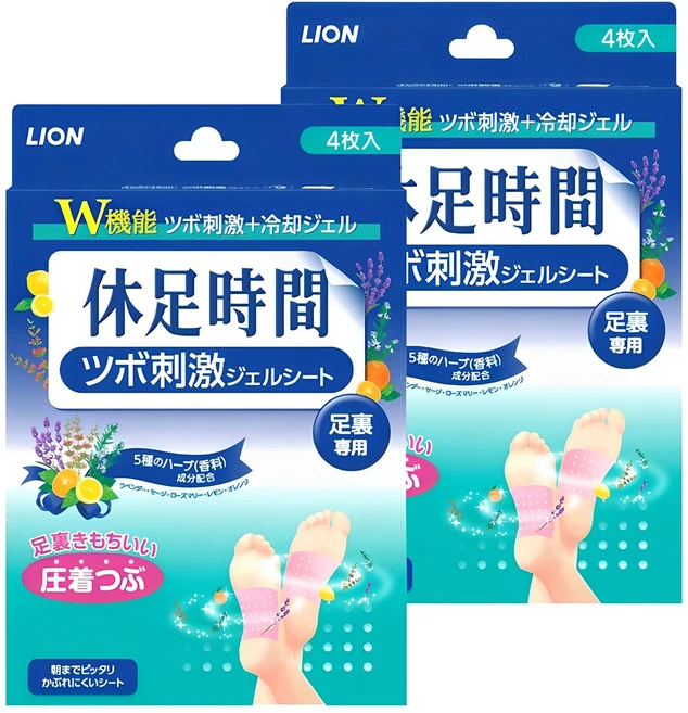 휴족시간 지압 자극 쿨링시트, 4개입, 2개 - 쿠팡