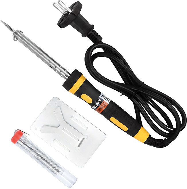 몬스툴 전기 인두기 + 받침대 + 땜납 세트, LX1190-30, 1세트