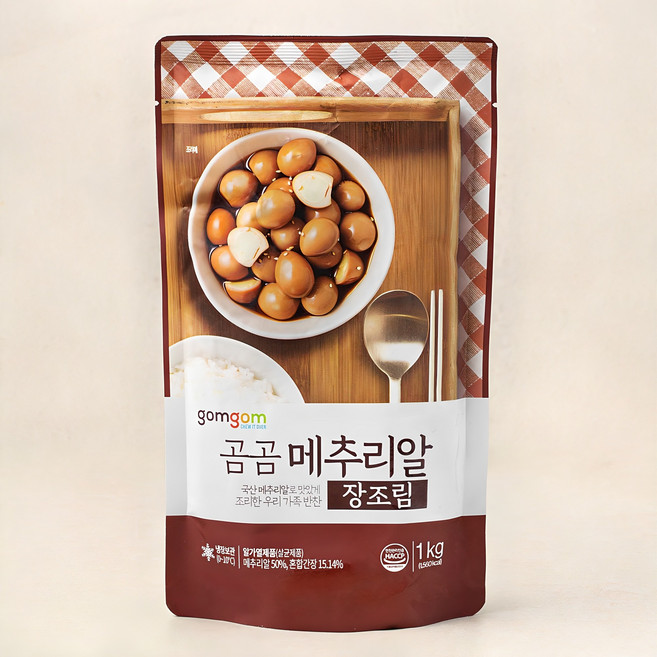 곰곰 메추리알 장조림, 1kg, 1개