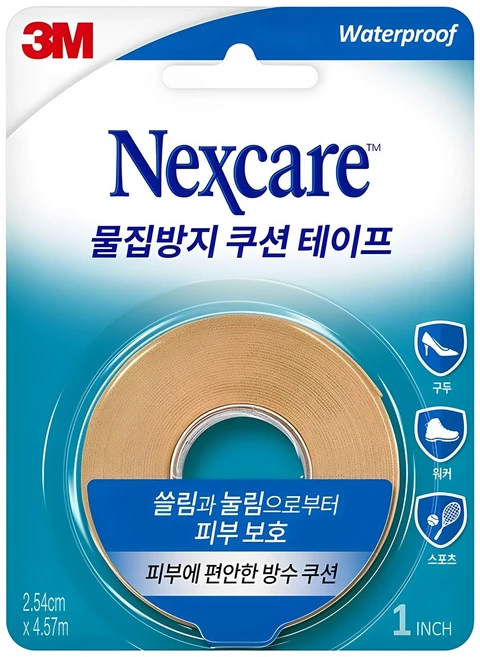 넥스케어 물집방지 쿠션 테이프, 1개 - 쿠팡