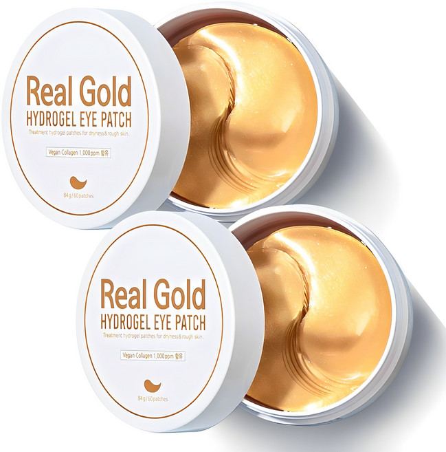 프레티 리얼 골드 하이드로겔 아이패치, 60개입, 2개