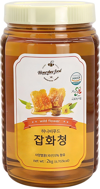 허니비푸드 잡화청, 2kg, 1개