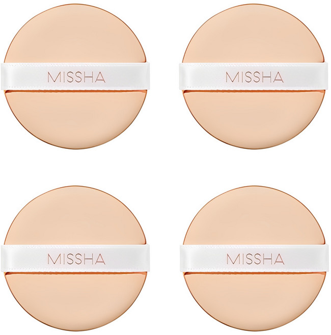 미샤 텐션 팩트 퍼프, 밀착, 4개