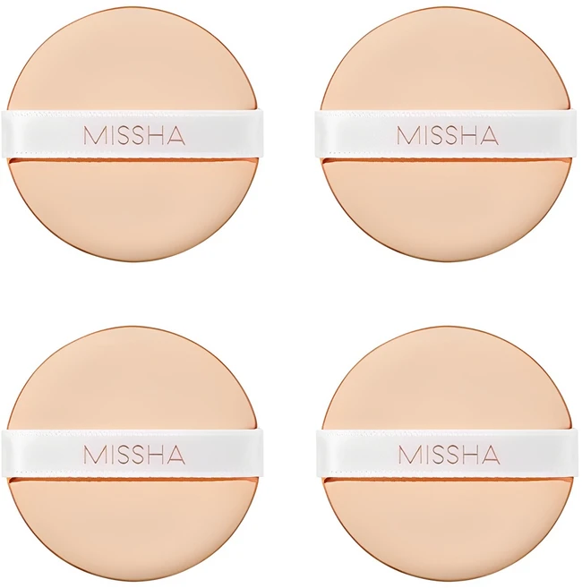 미샤 텐션 팩트 퍼프, 밀착, 4개 - 쿠팡