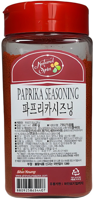 내츄럴스파이스 파프리카시즈닝, 230g, 1개