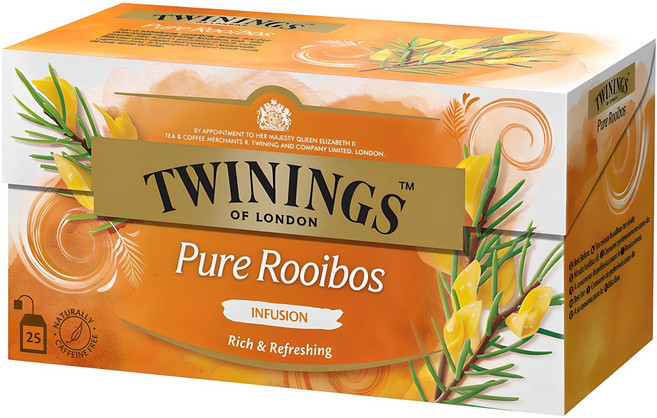 트와이닝 루이보스 허브차 티백, 2g, 25개입, 1개