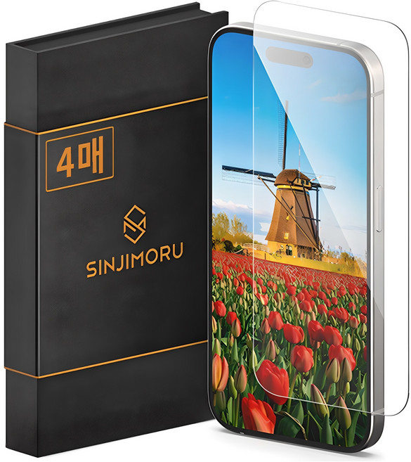 신지모루 신지글래스 2.5D 강화유리 휴대폰 액정보호필름 4p, 1세트