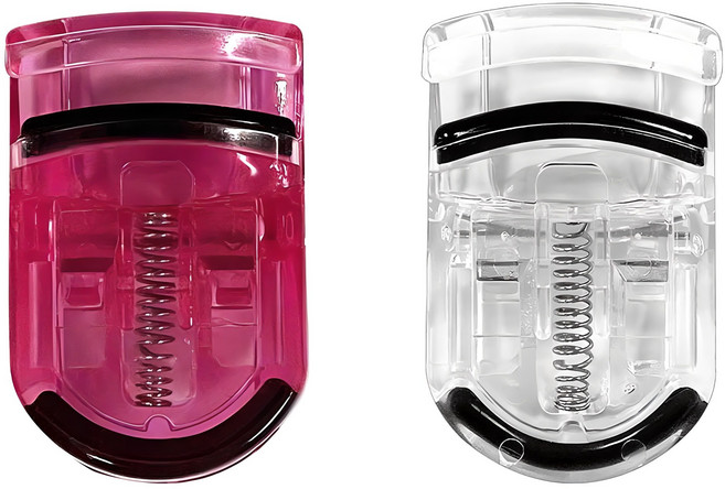 다크니스 컴팩트 뷰러 2종 세트, 흰색, 핑크, 1세트