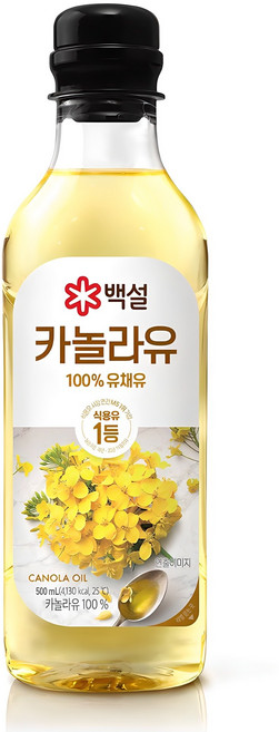백설 카놀라유, 500ml, 1개