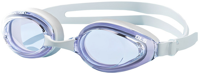 GLS 프리미엄 김서림방지 노미러 레저 수경, C 7 화이트 + 라벤더, 1개