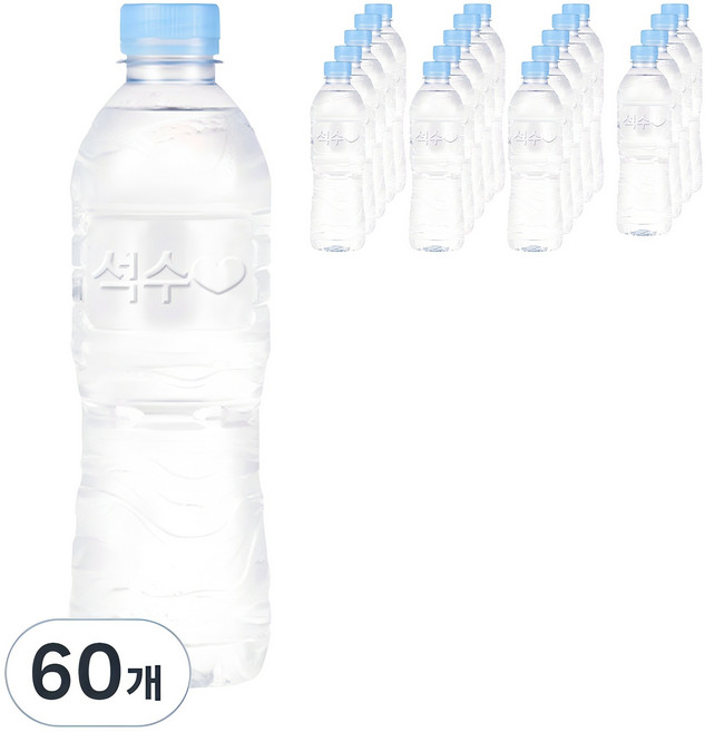 석수 무라벨, 500ml, 60개