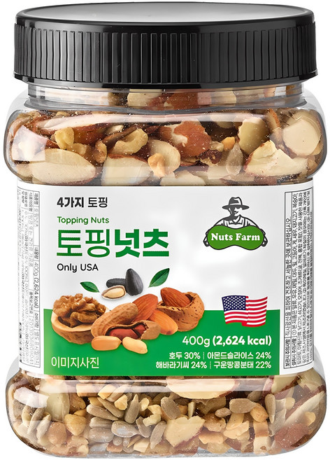 NUTS FARM 綜合堅果脆, 400g, 1罐