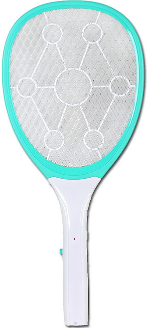 썬더월드 휴대용 전기모기채 민트, FINE-SWAT-01