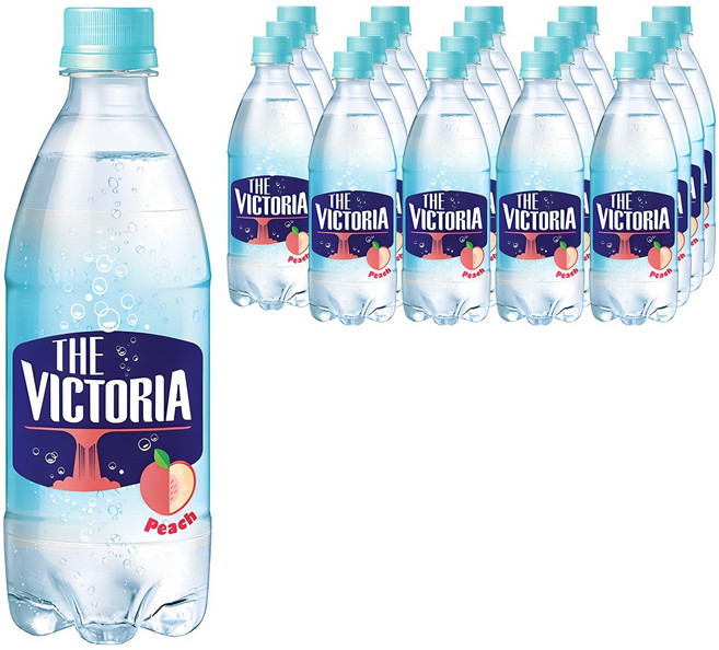 웅진빅토리아 복숭아 탄산음료, 500ml, 20개
