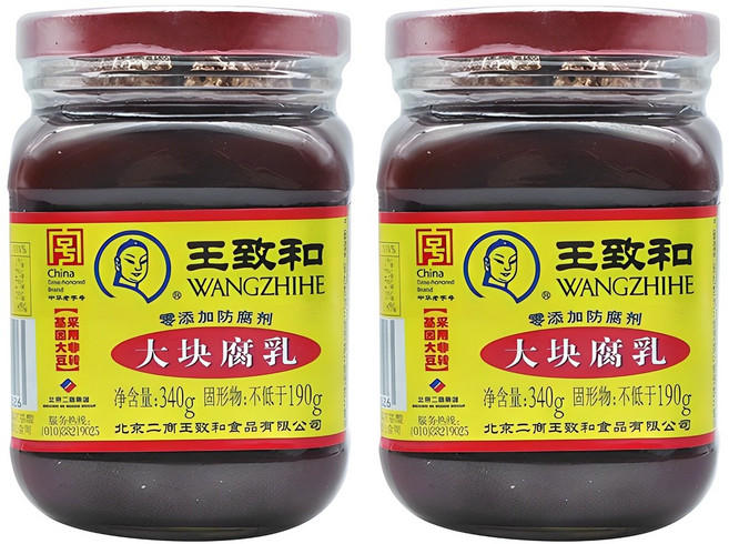 왕즈허 대괴부유 소스, 340g, 2개