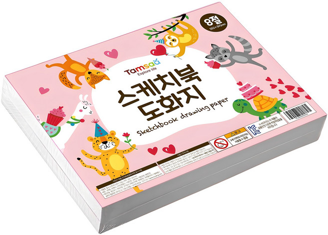 탐사 스케치북 도화지 130g 8절, 250매