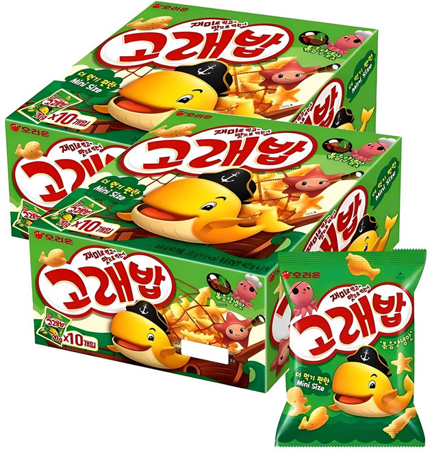 ORION 好麗友 鯨魚王脆餅 炒醬風味, 20g, 20包