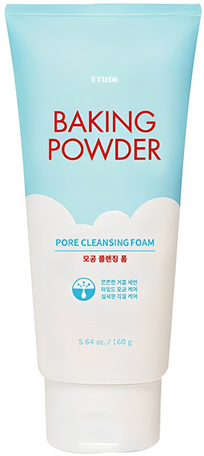 에뛰드 베이킹 파우더 모공 클렌징 폼, 160ml, 1개