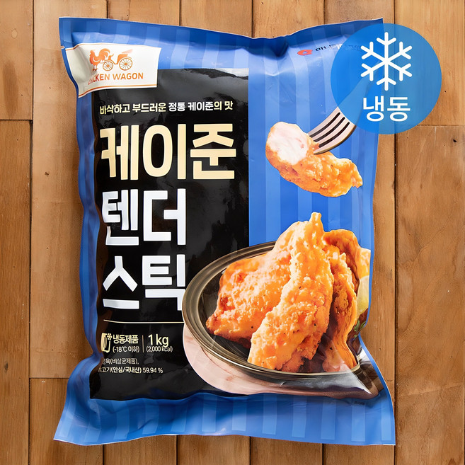 마니커에프앤지 케이준 텐더스틱 (냉동), 1kg, 1개