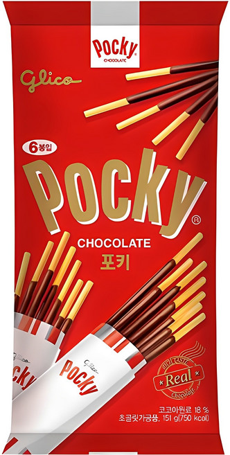 포키 초콜릿 6p, 151g, 1개