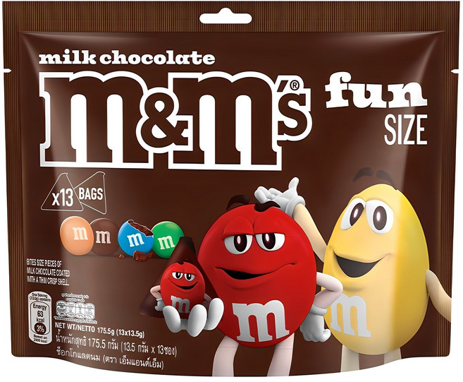 엠앤엠즈 밀크 초콜릿 펀사이즈, 175.5g, 1개