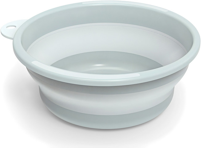 코멧 홈 접이식 다용도 대야 L 사이즈, 모란디 블루, 1개