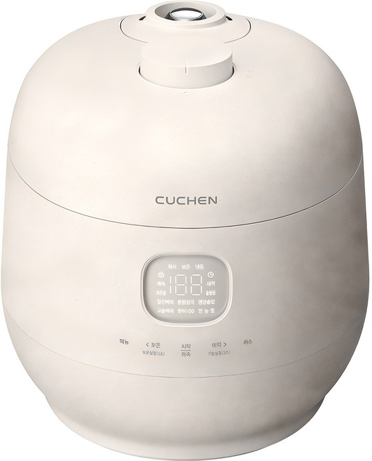 쿠첸 브레인 IH 전기압력밥솥 10인용, CRH-TWK1070W, WHITE