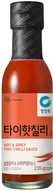 청정원 타이 핫 칠리 소스, 235g, 1개