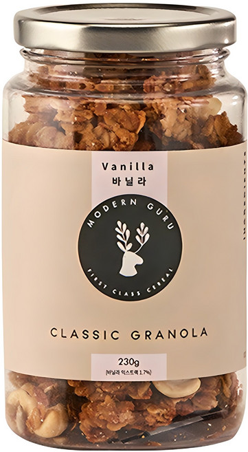 모던구루 클래식 바닐라 수제 그래놀라 시리얼, 230g, 1개