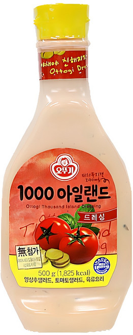 오뚜기 1000 아일랜드 드레싱, 1개, 500g