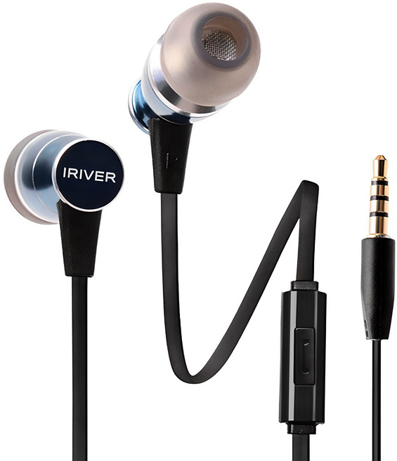 아이리버 커널형 유선 이어폰, BHC-180, 다크블루