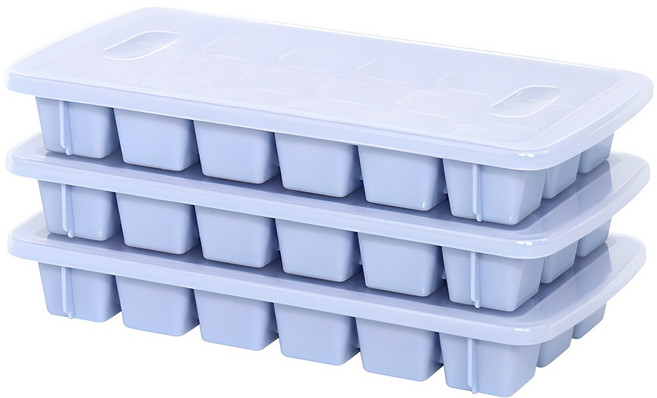 리빙선데이 국산 아이스트레이 18구, 블루, 3개