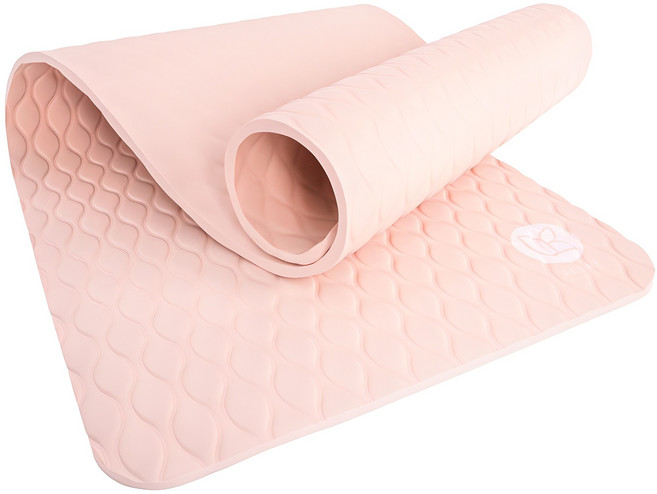 아리프 NBR 쿠션 요가매트, 러블리핑크, 1개