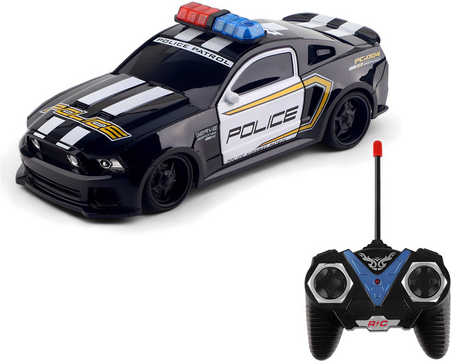 씨케이 폴리스 RC카 작동완구, 혼합색상, 1세트