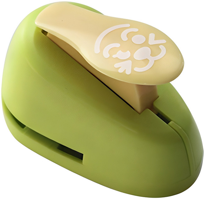 큐트미 애니멀 얼굴 김펀치 MP225, 혼합색상, 1개