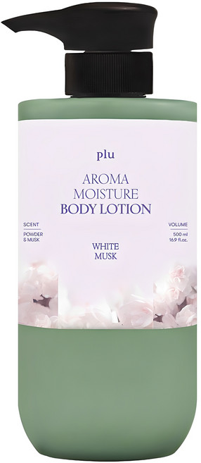 plu 香氛保濕身體乳 白麝香, 500ml, 1個