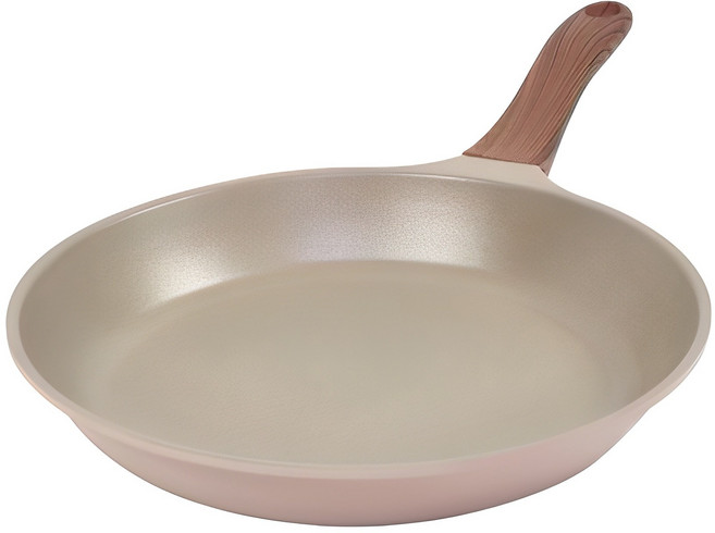 키친아트 본 우드 파스텔핑크 다이아 프라이팬, 26cm, 1개