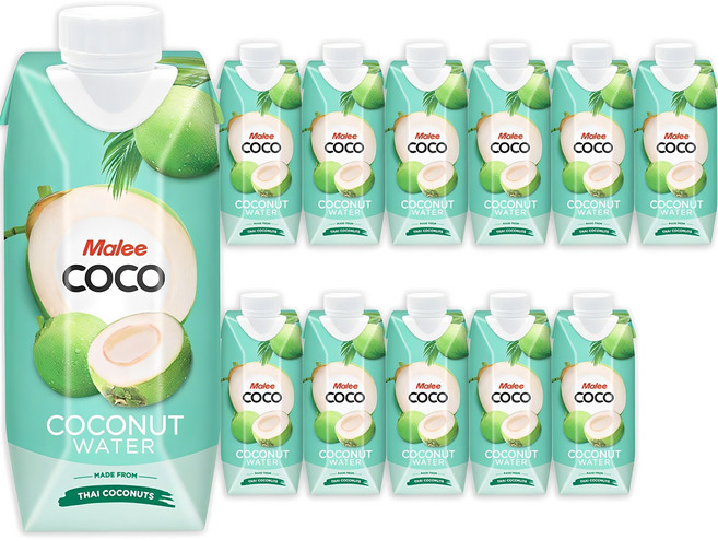 말리 코코넛워터, 330ml, 12개