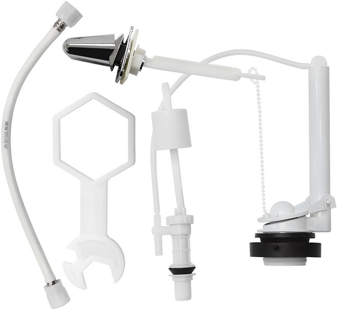 미리내 양변기 부속 측면 내림 겸용 세트 + 조립공구, 혼합색상