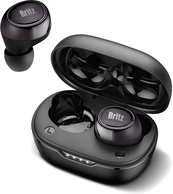 브리츠 Storm TWS7 5.1 블루투스 이어폰 581013(이어폰) YJ701435(배터리 케이스) 블랙 6시간 방수가능, 581013(이어폰), YJ701435(배터리 케이스)